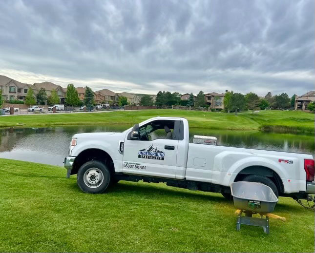 Underground Specialists truck on job site