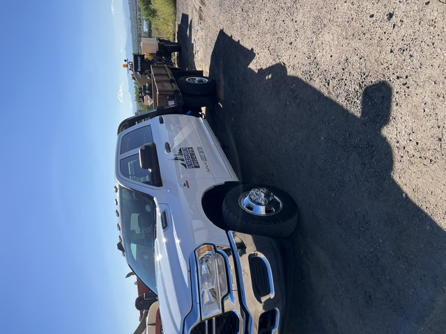 Crew truck with drilling equipment