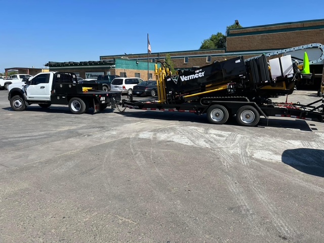 Vermeer HDD rig on trailer